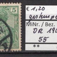 Deutsches Reich 1900 Freimarke: Germania (I) MiNr. 55 gestempelt -1-