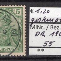 Deutsches Reich 1900 Freimarke: Germania (I) MiNr. 55 gestempelt -5-