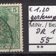 Deutsches Reich 1900 Freimarke: Germania (I) MiNr. 55 gestempelt -9-