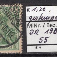 Deutsches Reich 1900 Freimarke: Germania (I) MiNr. 55 gestempelt -11-
