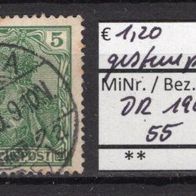 Deutsches Reich 1900 Freimarke: Germania (I) MiNr. 55 gestempelt -16-