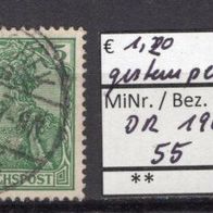 Deutsches Reich 1900 Freimarke: Germania (I) MiNr. 55 gestempelt -17-