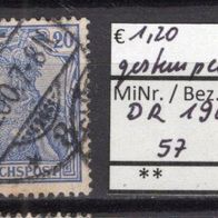Deutsches Reich 1900 Freimarke: Germania (I) MiNr. 57 gestempelt -1-