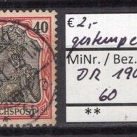 Deutsches Reich 1900 Freimarke: Germania (I) MiNr. 60 gestempelt