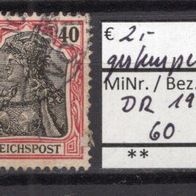 Deutsches Reich 1900 Freimarke: Germania (I) MiNr. 60 gestempelt -1-