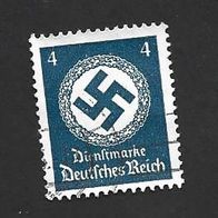 Deutsches Reich Dienstmarke " Hakenkreuz " Michelnr. 133 o