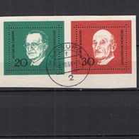 BRD / Bund 1968 1. Todestag von Konrad Adenauer MiNr. 554 - 557 gestempelt