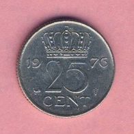 Niederlande 25 Cent 1976