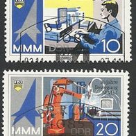 DDR, 1987, Michel-Nr. 3132-3133, gestempelt