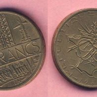 Frankreich 10 Francs 1984