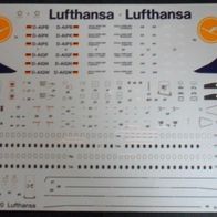Decals für Lufthansa Airbus A320 1:144