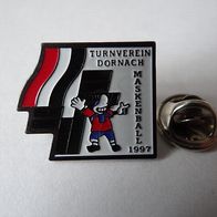 älterer Schweizer Pin: "Turnverein Dornach" Maskenball 1997,
