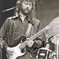 Eric Clapton - orig. sign. Grossfoto