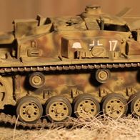 Maßstab 1:35 Panzer III Sturmgeschütz F 26 gebaut und gealtert