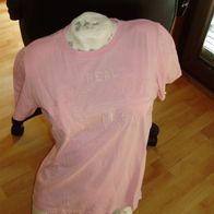 Superdry Shirt rosa Gummiprint Gr 40