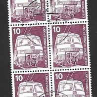 BRD Briefmarken " Industrie und Technik " Michelnr. 847 o im 6er Block