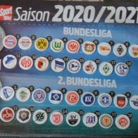 Bundesliga Magnettabelle Saison 2020 / 2021