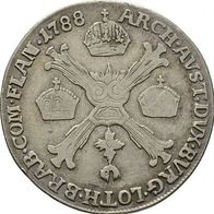 RDR Österreich, Brabant 1/4 Kronentaler 1788 H "JOSEPH II.(1780-1790)"