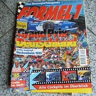 Formel 1 Das Rennsportmagazin 8/1995 Grand Prix Deutschland Hockenheim