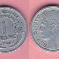 Frankreich 1 Franc 1941