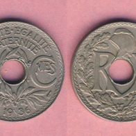 Frankreich 10 Centimes 1936