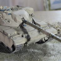 Maßstab 1:35 Tamiya 35068 Brit. Tank Chieftain Mk 5 Iran Version gebaut und gealtert