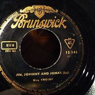 Bing Crosby - Jim, Johnny and Jonas - Farewell (1955) 45 single 7"