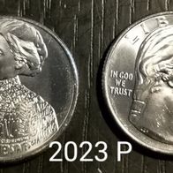 USA : 25 cts American Women Quarter Jovita Idar 2023 P oder D