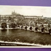 Prag Karlsbrücke und Hradschin 1932