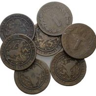 Niederlande Kleinmünzen-Lot 7 Stück 1 cent 1877 - 1884 s. Original Scan