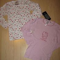 2x Langarm - Unterhemd Hello Kitty C&A Gr. 122/128 NEU (0115)