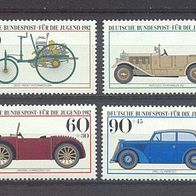 Bund MiNr. 1123-26 Jugendmarken hist. KFZ kpl. postfr. M€ 4,80 #184