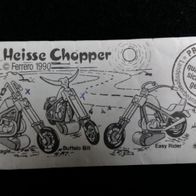 Ü - Ei Beipackzettel Heisse Chopper 610 860