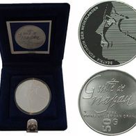 Niederlande 50 Gulden 1984 Silber Proof/ PP Königin Beatrix, 400. Todestag Wilhelm