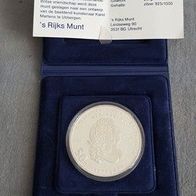 Niederlande 50 Gulden 1988 Silber Proof/ PP Königin Beatrix/ Wilhelm und Maria