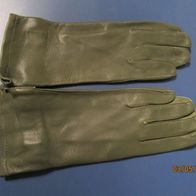 Herren Echt Leder Handschuh Sommer Größe 10,5 bzw. XL in grün oliv Neu!!!