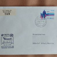 UNO Genf R-Brief Einschreiben IVA 79 Hamburg 1979 Vereinte Nationen Geneve