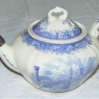 Teekanne, Kanne, Geschirr Service Porzellan, Villeroy & Boch Burgenland blau