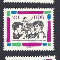 DDR, 1964, Michel-Nr. 1022-1024, * *postfrisch