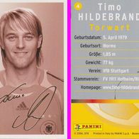 Panini Team Card WM 2006 Nr. 4 Timo Hildebrand