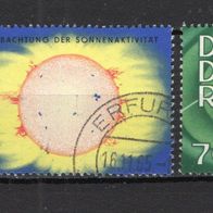 DDR 1964 Internationale Jahre der ruhigen Sonne MiNr. 1081 - 1083 gestempelt