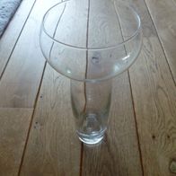 Pflanzgefäß, Pflanzschale aus Glas, Glaspokal, Vase