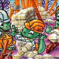 Ü-Ei Puzzle 1995 - Dapsy Dinos - obere linke Ecke + BPZ