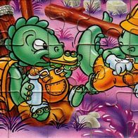 Ü-Ei Puzzle 1995 - Dapsy Dinos - untere linke Ecke