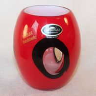 Dreamlight - Glas Design Überfangglas Teelichthalter, Modell - " Mediterana "