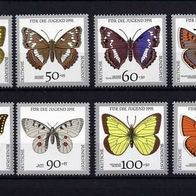 Bund / Nr. 1512 - 1519 Schmetterlinge postfrisch