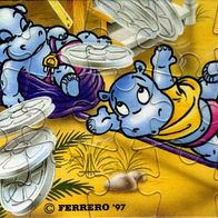 Ü-Ei Puzzle 1997 - Happy Hippo Holliwood - untere linke Ecke + BPZ