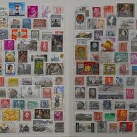 125 verschiedene Briefmarken aus aller Welt