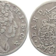 Bayern 15 Kreuzer 1717 Maximilian II. Emanuel (1714-1726) ss