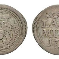 Bayern Landmünze zu 2 1/2 Kreuzer 1754 Maximilian III. Joseph (1745-1777) ss+